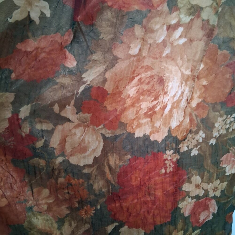 Vintage 90s Virgo II Slip Dress Size 12 Cabbage Rose Evening Party Sleeveless - Picture 16 of 16